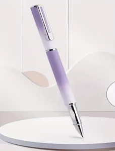 Stilou metalic de lux cu radiera mov 0.38mm