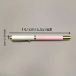 Stilou metalic cu penita iridium aurie