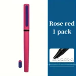 Stilou metalic mat cu penita ascunsa 0,38 MM FĂRĂ RADIERĂ