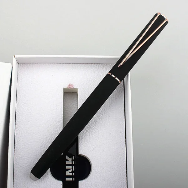 stilou metalic cu radiera negru anamariashop