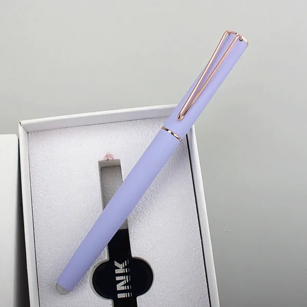 stilou metalic cu radiera mov anamariashop