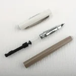 Stilou metalic lucios cu radiera