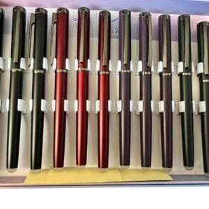 Stilou metalic cu cerneala termosensibila cu guma de sters