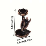 Suport pentru tamaie cu lotus si mana1