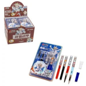 Stilou cu penita 2/set cu rezerva termica, 14 cm din plastic (B)