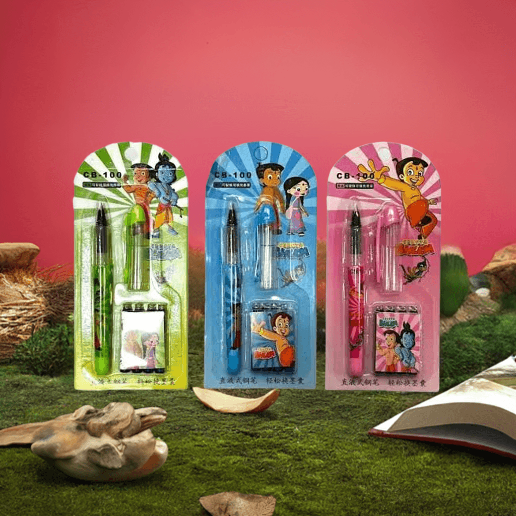 AnaMariaShop-Stilou cu varf de pix si 4 rezerve cerneala