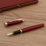 Stilou metalic Rosu cu penita Iridium