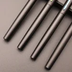 Stilou elegant negru nisip cu penita fina de 0.38 mm