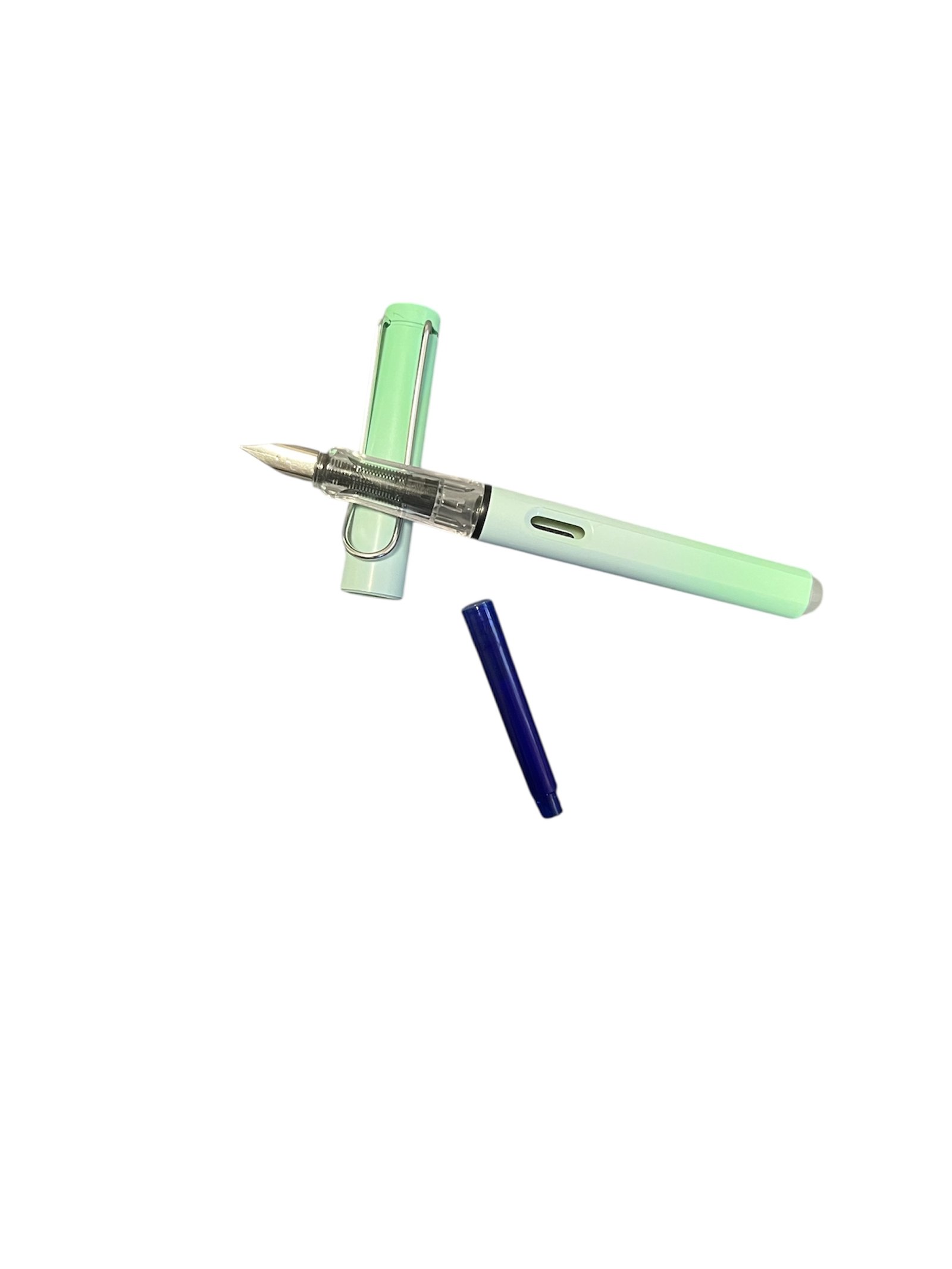 STILOU VERDE DEGRADE ABS CU RADIERA SI CERNEALA TERMICA STILOU VERDE DEGRADE ABS CU RADIERA SI CERNEALA TERMICA