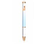 Stilou metalic cu radiera si click cu buton