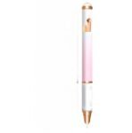 Stilou metalic cu radiera si click cu buton