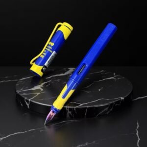 Stilou Yiren EF, albastru, inox, stil fin