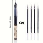 Stilou roller transparent cu gel lichid, varf de 0.5mm