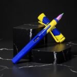 Stilou Yiren EF, albastru, inox, stil fin