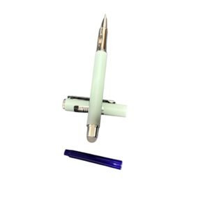 Stilouri Metalice cu Radiera si Cerneala Termosensibila, 12cm vernil