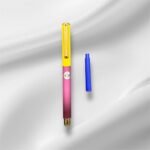 Stilou metalic multicolor cu penita 0.38mm Violet