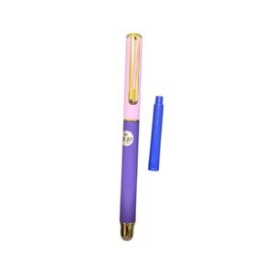 Stilou metalic multicolor cu penita 0.38mm mov