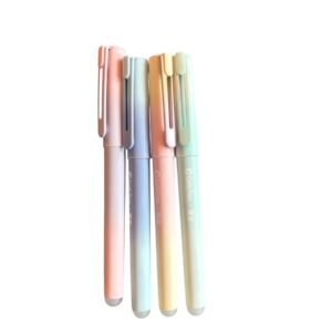 Stilou pastel cu radiera si rezerva termica cu capac magnetic