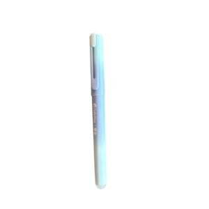 Stilou pastel blue cu radiera si rezerva termica cu capac magnetic
