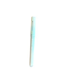 Stilou pastel vernil cu radiera si rezerva termica cu capac magnetic
